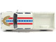 1976 Chevrolet Custom Deluxe K30 Fleetwood Pickup Truck July 4th Exclusive White with Graphics 1/64 Diecast Model Car IXO Models IA64032