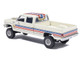 1976 Chevrolet Custom Deluxe K30 Fleetwood Pickup Truck July 4th Exclusive White with Graphics 1/64 Diecast Model Car IXO Models IA64032