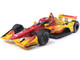 Dallara IndyCar #10 Alex Palou DHL Chip Ganassi Racing Road Course Configuration Champion NTT IndyCar Series 2025 1/18 Diecast Model Car IXO Models IND18035