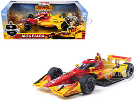 Dallara IndyCar #10 Alex Palou DHL Chip Ganassi Racing Road Course Configuration Champion NTT IndyCar Series 2025 1/18 Diecast Model Car IXO Models IND18035