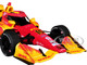 Dallara IndyCar #10 Alex Palou DHL Chip Ganassi Racing Road Course Configuration Champion NTT IndyCar Series 2025 1/18 Diecast Model Car IXO Models IND18035