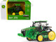 John Deere 8RT 370 Tractor Tracks Green Yellow Stripes Prestige Collection Series 1/64 Diecast Model ERTL TOMY 45923
