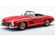 Mercedes Benz 300 SL W198 II Roadster Red Limited Edition to 1500 pieces Worldwide 1/18 Diecast Model Car CMC M-282