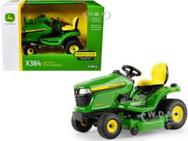 John Deere X384 Lawn Tractor Green Replica Play Series 1/16 Diecast Model ERTL TOMY 45938