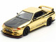 Nissan Skyline GT R R32 Top Secret RHD Right Hand Drive Chrome Gold with Carbon Hood The Model Car Show Malaysia 2025 Event Edition 1/64 Diecast Model Car Inno Models IN64-R32TS-TMCS25
