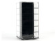 Acrylitower Showcase 24 Car Display Desktop Spinner with Cover Black Mijo Exclusives for 1/64 Scale Models MJ17032B