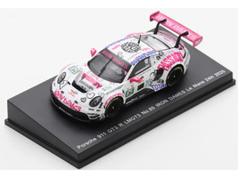Porsche 911 GT3 R LMGT3 #85 Sarah Bovy Rahel Frey Celia Martin Iron Dames 24 Hours of Le Mans 2025 1/64 Diecast Model Car Spark 64S076