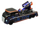 World Of Outlaws 2026 Winged Sprint Car #26 Black with Stripes and Custom Hauler Black with Graphics 1/64 Diecast Model Cars ACME SC64009