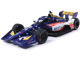 Dallara IndyCar #14 Santino Ferrucci HFOT Org AJ Foyt Racing Road Course Configuration NTT IndyCar Series 2026 1/64 Diecast Model Car IXO Models IND64042