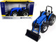 New Holland Workmaster 120 Tractor Loader Blue 1/16 Diecast Model ERTL TOMY 61013 New Holland Workmaster 120 Tractor Loader Blue 1/16 Diecast Model ERTL TOMY 61013