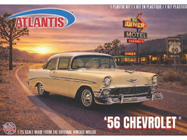 Skill 3 Model Kit 1956 Chevrolet Bel Air Route 66 1/25 Scale Model Atlantis ALM-1391