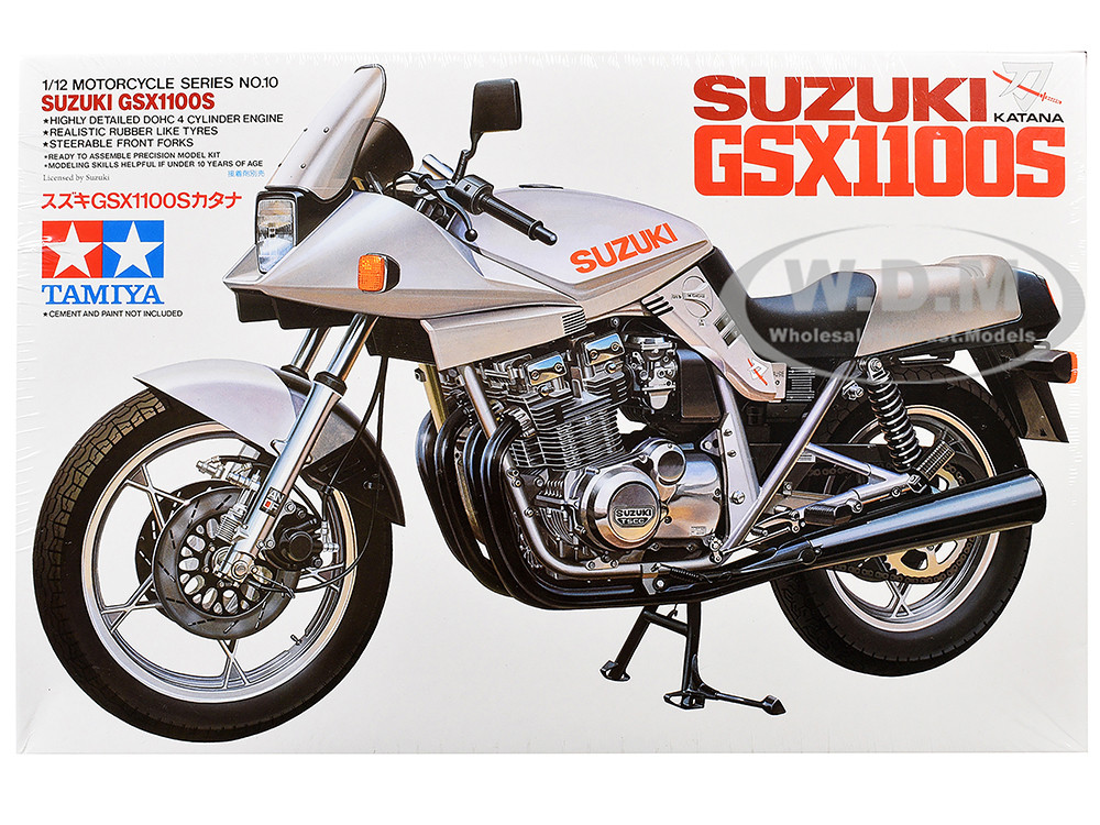 Model Kit Suzuki GSX1100S Katana Motorcycle 1/12 Scale Model by Tamiya
