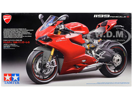 Model Kit Ducati 1199 Panigale S Motorcycle 1/12 Scale Model Tamiya TAM-14129