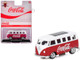 1963 Volkswagen Type 2 Van Coca Cola Red and White 1/50 Diecast Model Motor City Classics 450026 1963 Volkswagen Type 2 Van Coca Cola Red and White 1/50 Diecast Model Motor City Classics 450026