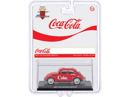 1967 Volkswagen Beetle Coca Cola Red 1/50 Diecast Model Motor City Classics 450027