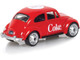 1967 Volkswagen Beetle Coca Cola Red 1/50 Diecast Model Motor City Classics 450027