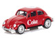 1967 Volkswagen Beetle Coca Cola Red 1/50 Diecast Model Motor City Classics 450027 1967 Volkswagen Beetle Coca Cola Red 1/50 Diecast Model Motor City Classics 450027