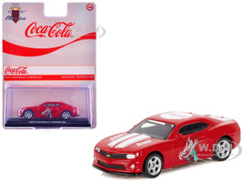 2013 Chevrolet Camaro SS Coca Cola Red with White Stripes 1/64 Diecast Model Motor City Classics 450029