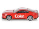 2018 Ford Mustang GT Coca Cola Red with White Stripes 1/64 Diecast Model Motor City Classics 450030