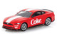 2018 Ford Mustang GT Coca Cola Red with White Stripes 1/64 Diecast Model Motor City Classics 450030