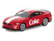2018 Ford Mustang GT Coca Cola Red with White Stripes 1/64 Diecast Model Motor City Classics 450030 2018 Ford Mustang GT Coca Cola Red with White Stripes 1/64 Diecast Model Motor City Classics 450030