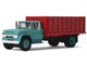 GMC 4000 Grain Truck Turquoise with Red Container 1/64 Diecast Model DCP/First Gear 60-2260