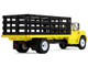 GMC 4000 Stake Truck Bright Yellow 1/64 Diecast Model DCP/First Gear 60-2261