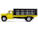 GMC 4000 Stake Truck Bright Yellow 1/64 Diecast Model DCP/First Gear 60-2261