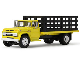 GMC 4000 Stake Truck Bright Yellow 1/64 Diecast Model DCP/First Gear 60-2261