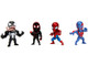 Set of 4 Diecast Figures Spider Man Wave 4 Metalfigs Series Diecast models Jada 34930