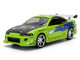 Brian s Mitsubishi Eclipse Green with Graphics Damaged Version 25 Years of Fast & Furious The Fast and the Furious 2001 Movie 1/32 Diecast Model Car Jada 36356-25TH