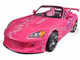 Suki s 2001 Honda S2000 Convertible Pink with Graphics 25 Years of Fast & Furious 2 Fast 2 Furious 2003 Movie 1/24 Diecast Model Car Jada 97604-25TH