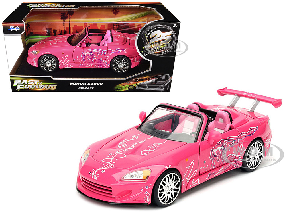 Suki's 2001 Honda S2000 限定版 Suki's 2001 Honda S2000 Convertible Pink with Graphics 