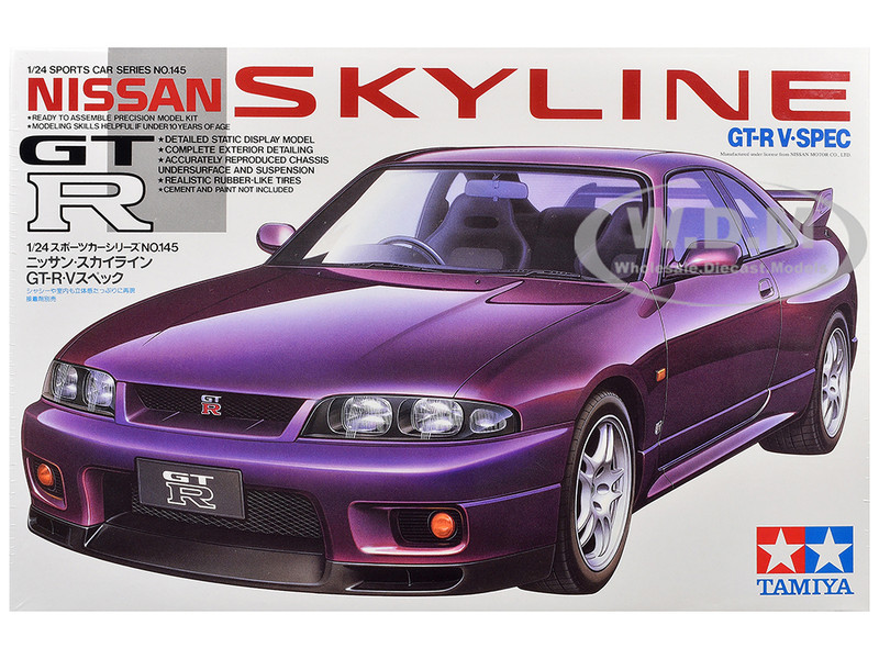 Model Kit Nissan Skyline GT R V Spec 1/24 Scale Model Tamiya TAM-24145