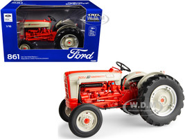 Ford 861 Powermaster Tractor Beige Orange Prestige Collection Series 1/16 Diecast Model ERTL TOMY 61043