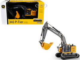 John Deere 345 P-Tier Excavator Yellow Prestige Collection Series 1/50 Diecast Model ERTL TOMY 45907