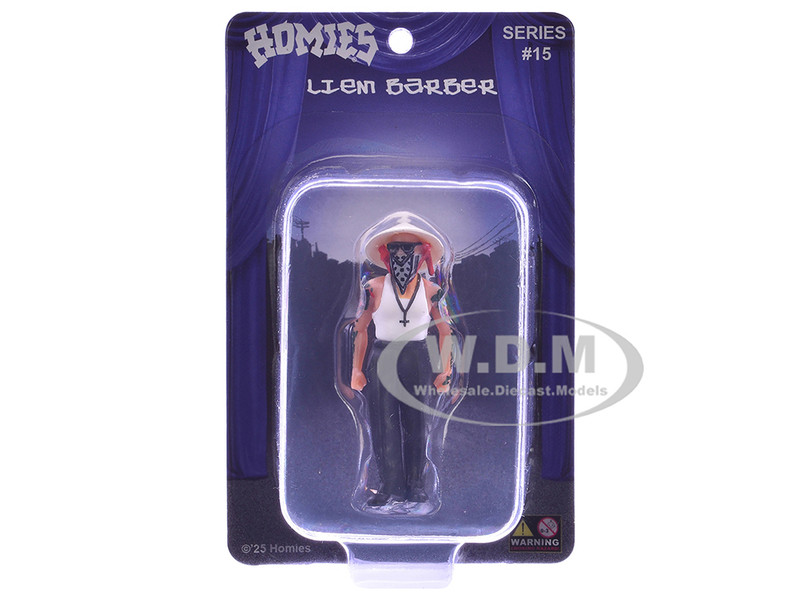 Liem Barber 1 75 Figure Special Release #11 Series 15 Model Homies HOM15-11LBARBER