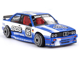 BMW M3 Kaido Touring Champ V1 #25 Blue with White Stripes Designed by Jun Imai Kaido House Special 1/64 Diecast Model Car Mini GT KHMG223