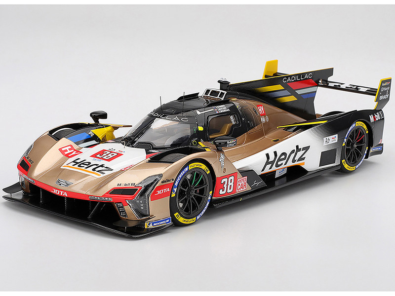 Cadillac V Series R #38 Earl Bamber Sebastien Bourdais Jenson Button Cadillac Hertz Team Jota FIA WEC 24 Hours of Le Mans 2025 1/18 Model Car Top Speed TS0678