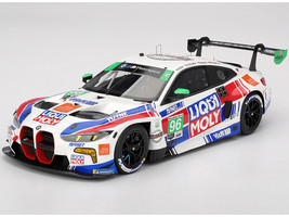 BMW M4 GT3 EVO #96 Robby Foley Patrick Gallagher Jens Klingmann Jake Walker Turner Motorsport IMSA Hours of Daytona 2025 1/18 Model Car Top Speed TS0692