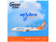 Boeing 737 800 Commercial Aircraft Air North C FNYA White with Orange Tail Gemini 200 Series 1/200 Diecast Model Airplane GeminiJets G2ANT1491