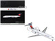 Boeing 717 200 Commercial Aircraft Delta Air Lines N947AT White with Blue and Red Tail Gemini 200 Series 1/200 Diecast Model Airplane GeminiJets G2DAL1417
