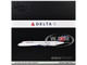 Boeing 717 200 Commercial Aircraft Delta Air Lines N947AT White with Blue and Red Tail Gemini 200 Series 1/200 Diecast Model Airplane GeminiJets G2DAL1417
