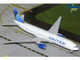 Boeing 777 200ER Commercial Aircraft United Airlines N798UA White with Blue Tail Gemini 200 Series 1/200 Diecast Model Airplane GeminiJets G2UAL1260