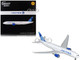 Boeing 777 200ER Commercial Aircraft with Flaps Down United Airlines N798UA White with Blue Tail Gemini 200 Series 1/200 Diecast Model Airplane GeminiJets G2UAL1260F