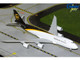 Boeing 747 8F Commercial Aircraft UPS Worldwide Services N607UP White with Brown Tail Gemini 200 Series 1/200 Diecast Model Airplane GeminiJets G2UPS976