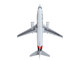 Boeing 737 300 Commercial Aircraft Emirates Airlines AP BCD White with Striped Tail 1/400 Diecast Model Airplane GeminiJets GJ2232
