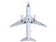 Boeing 737 300 Commercial Aircraft Emirates Airlines AP BCD White with Striped Tail 1/400 Diecast Model Airplane GeminiJets GJ2232