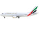 Boeing 737 300 Commercial Aircraft Emirates Airlines AP BCD White with Striped Tail 1/400 Diecast Model Airplane GeminiJets GJ2232