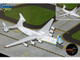 Antonov An 225 Mriya Commercial Aircraft Antonov Airlines UR 82060 White with Blue and Yellow Stripes Interactive Series 1/400 Diecast Model Airplane GeminiJets GJADB2336